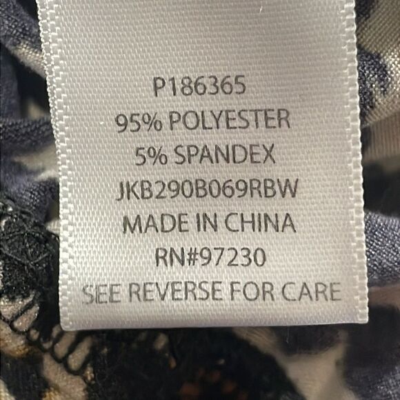 NWOT Almost Famous Leopard Bodysuit leotard with snaps.  Size L large 12/14 - Picture 10 of 11